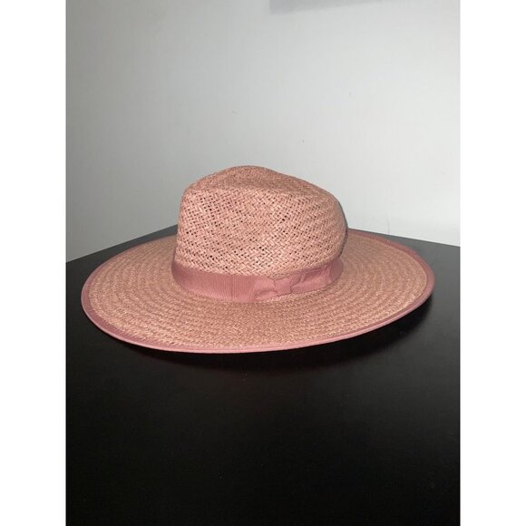 OLIVE & PIQUE NWT Rancher Straw Hat in Rose
